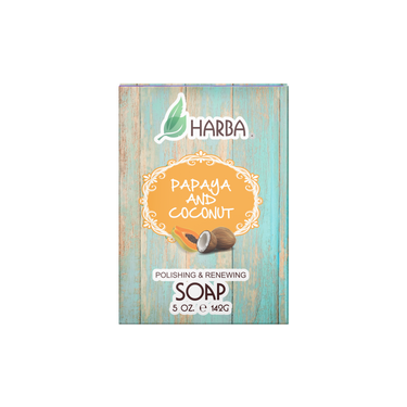 HARBA BAR SOAP WITH PAPAYA & COCONUT